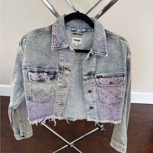 Wrangler Acid Wash Denim Jacket